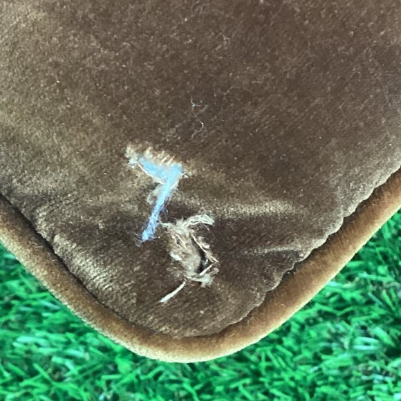 Vintage Cat Needlepoint Tapestry Pillow Long Haired Calico - Picture 9 of 11